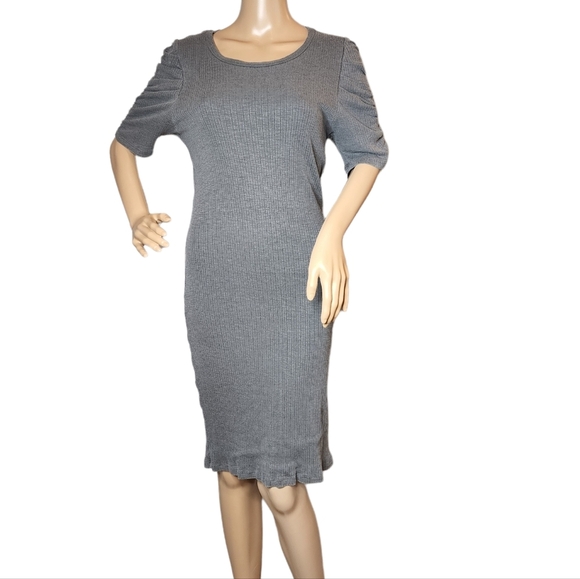 NWOT SUNDRY ribbed stretch Dress - Picture 11 of 15